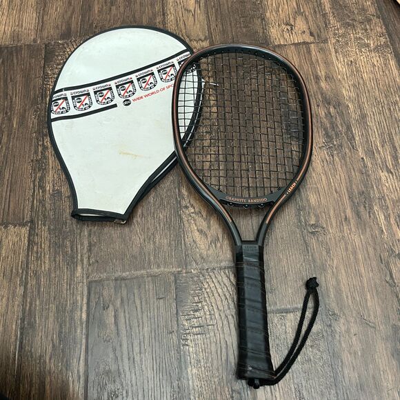 Old Vintage Leach Graphite Bandido Racquetball Racket Sports Tool San Diego USA - Picture 1 of 5